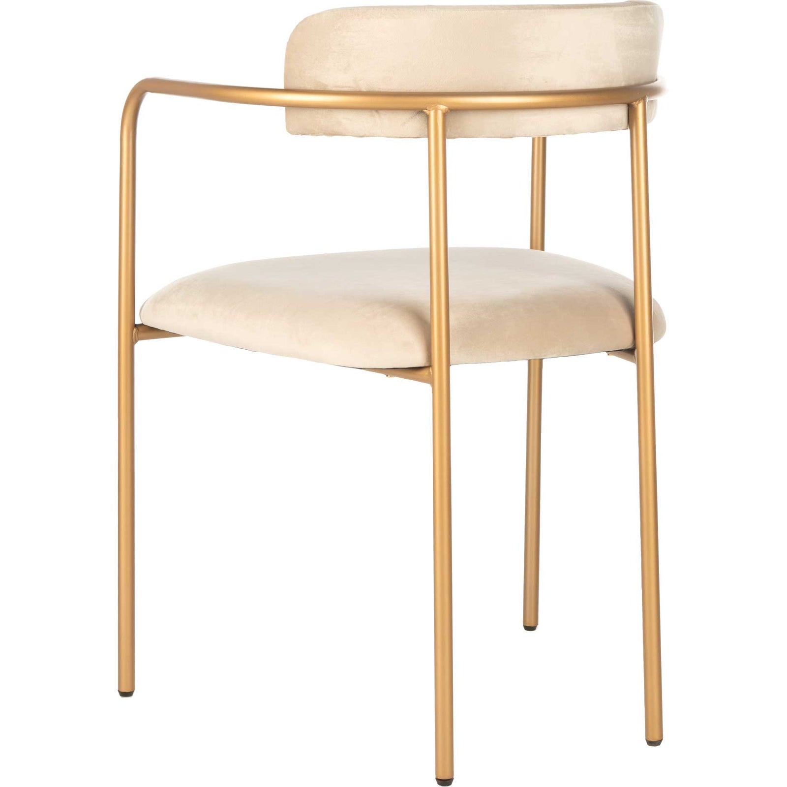 Callahan Side Chair Beige/Gold (Set of 2)
