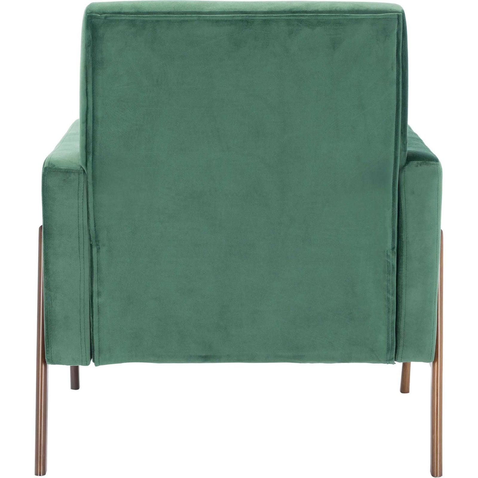 Rocha Sofa Accent Chair Malachite Green/Antique Coffee