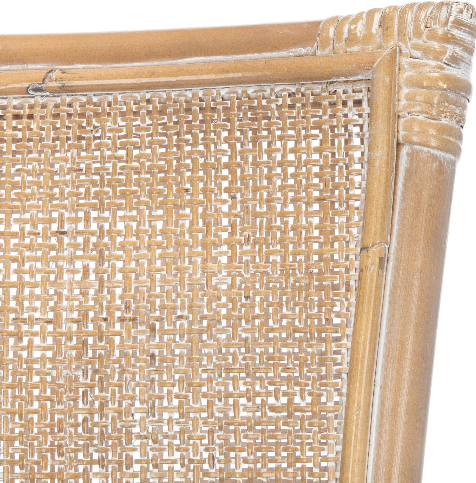 Charlee Rattan Accent Chair Gray White Wash (Set of 2)