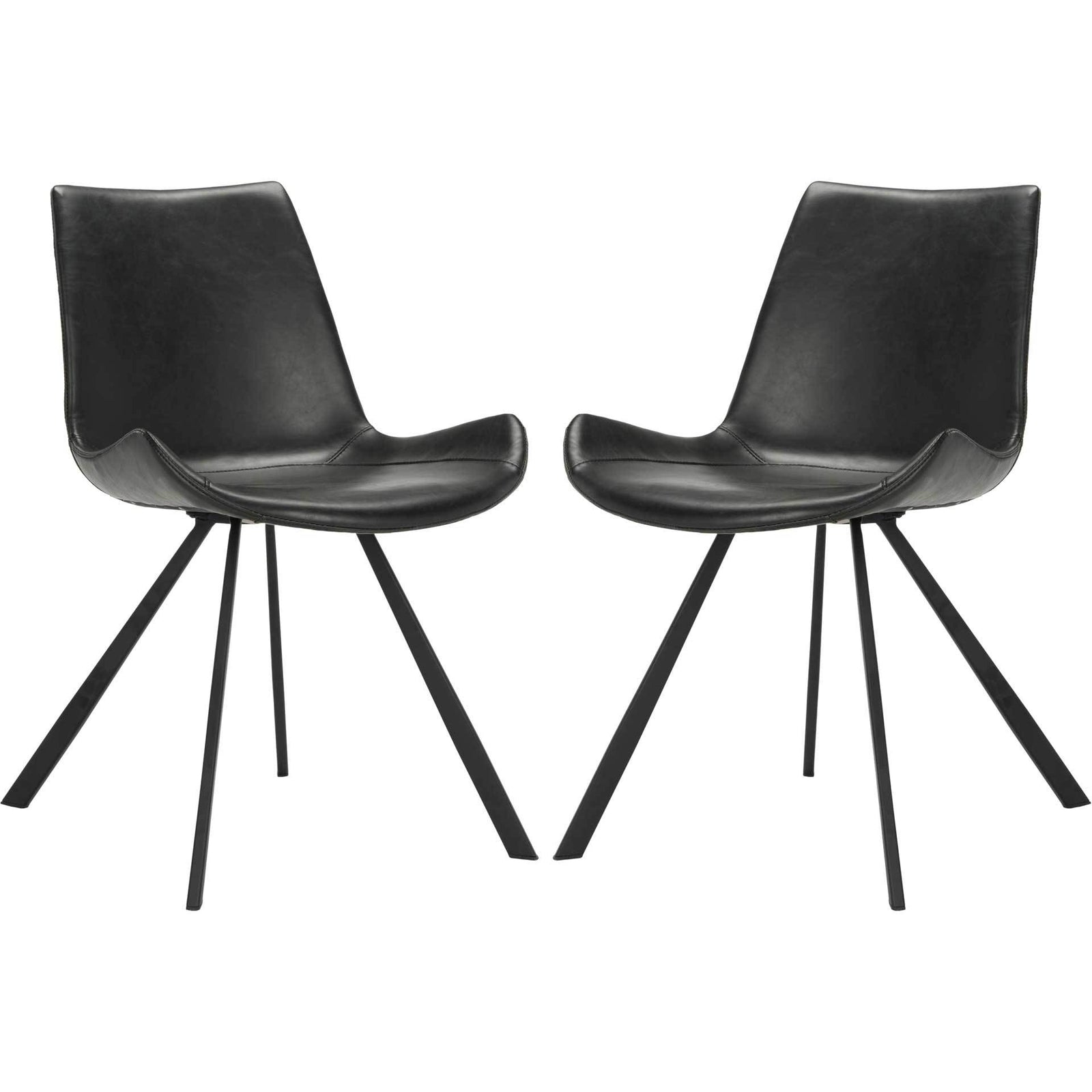 Tegan Side Chair Black (Set of 2)