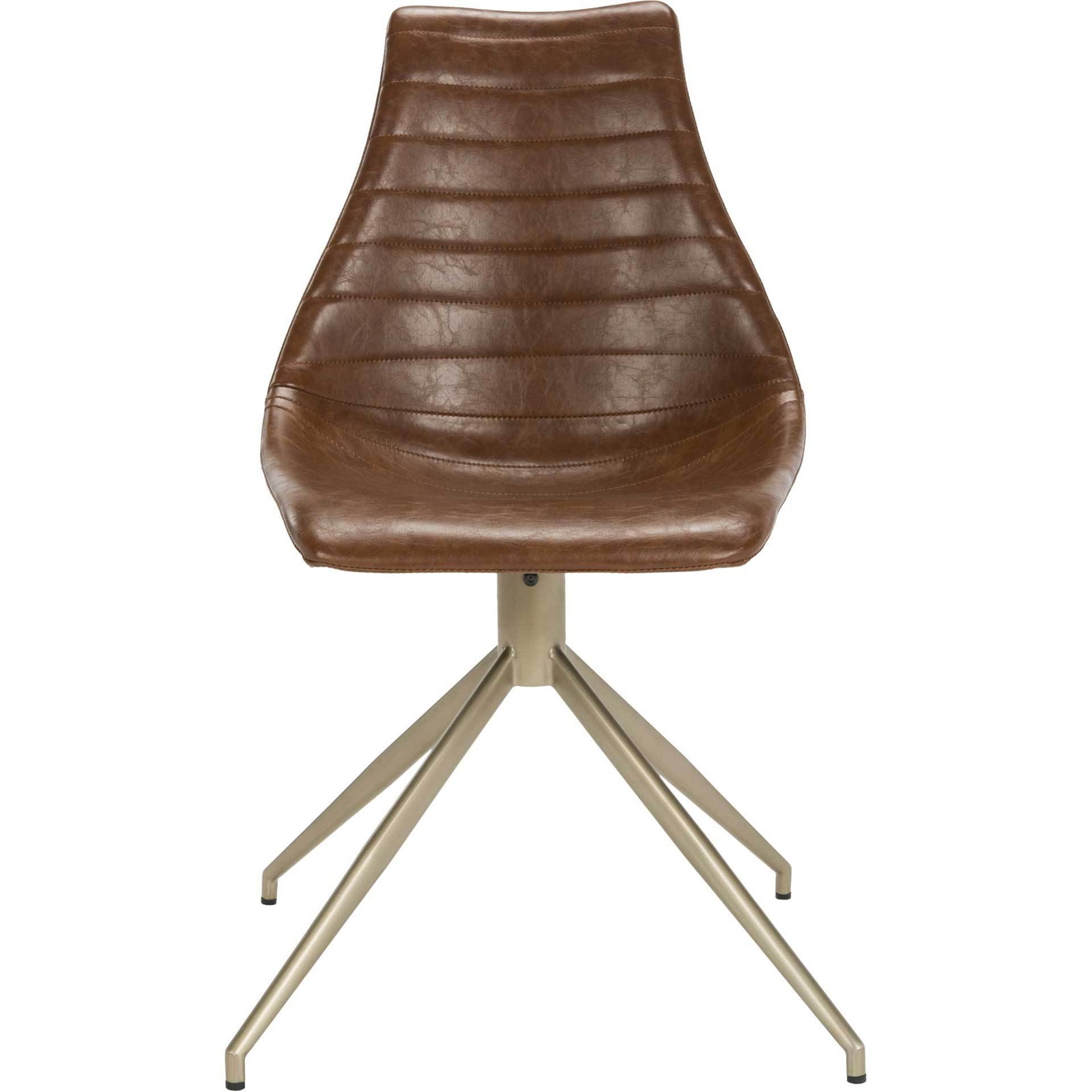 Lyra Leather Swivel Chair (Set of 2)