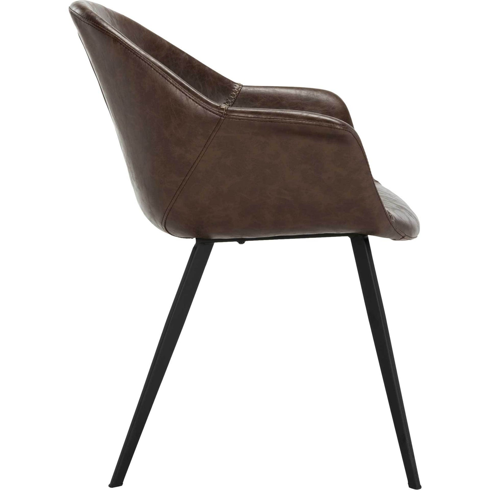 Duke Leather Tub Chair (Set of 2)