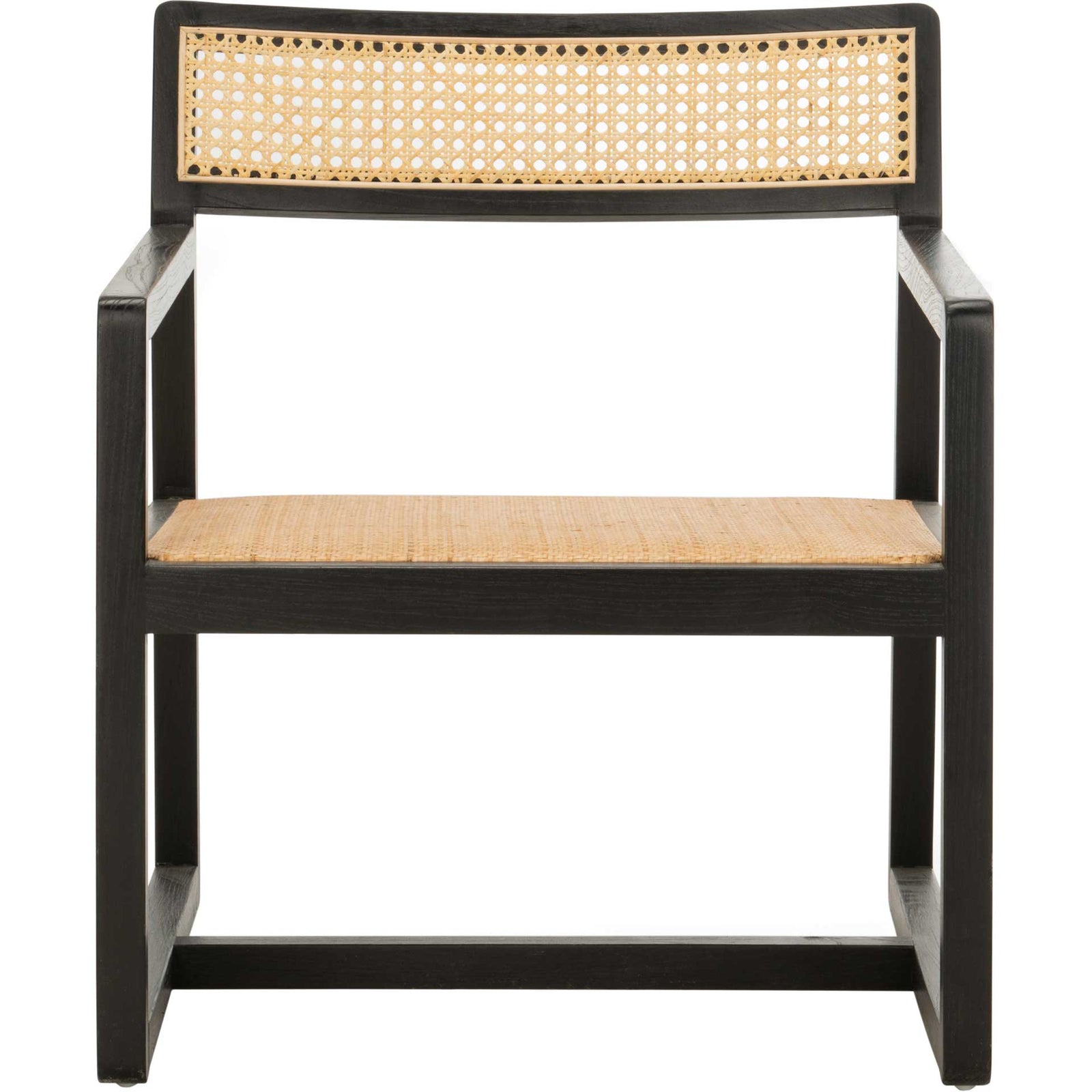 Lucy Cane Accent Chair Black/Natural