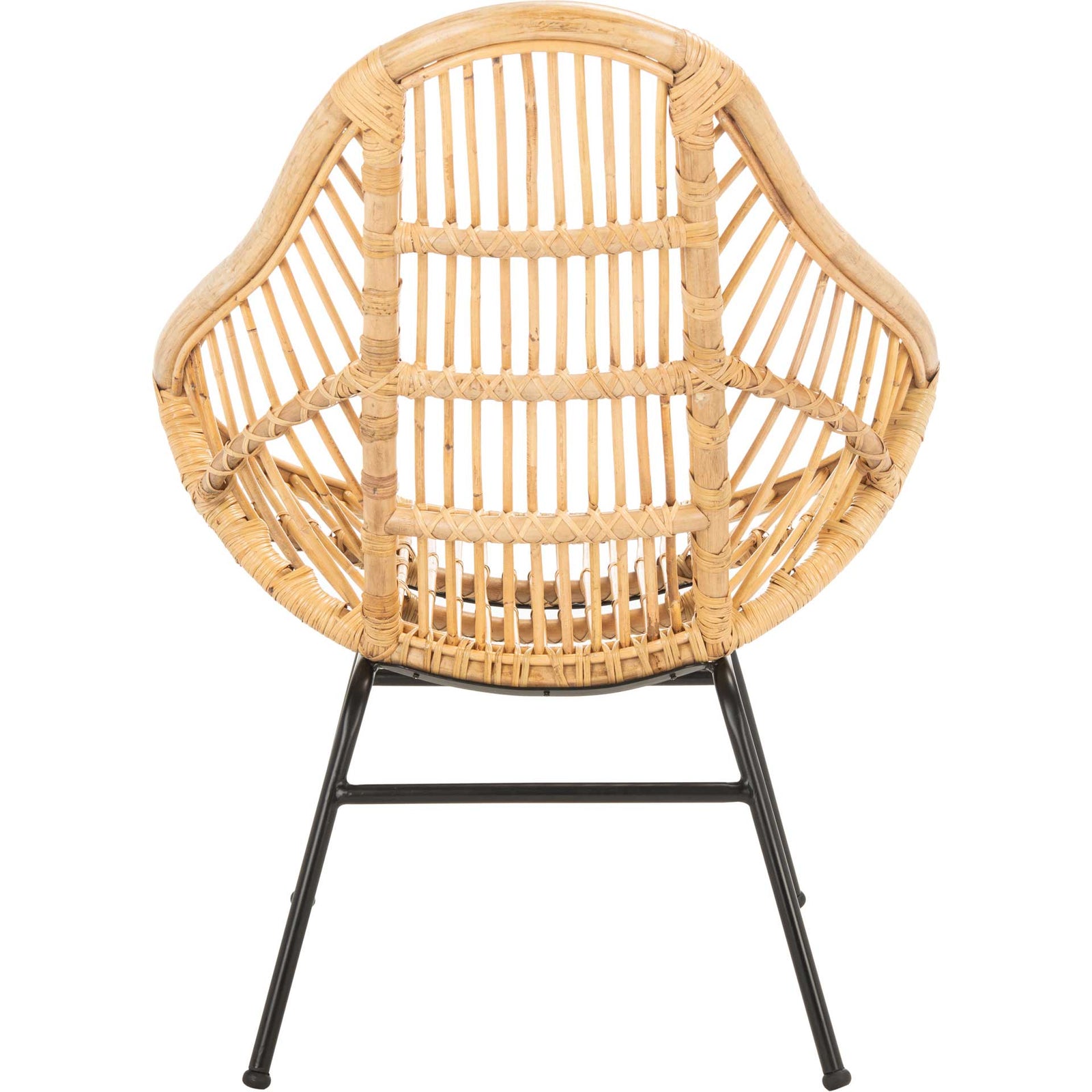 Elettra Rattan Accent Chair Natural/Black