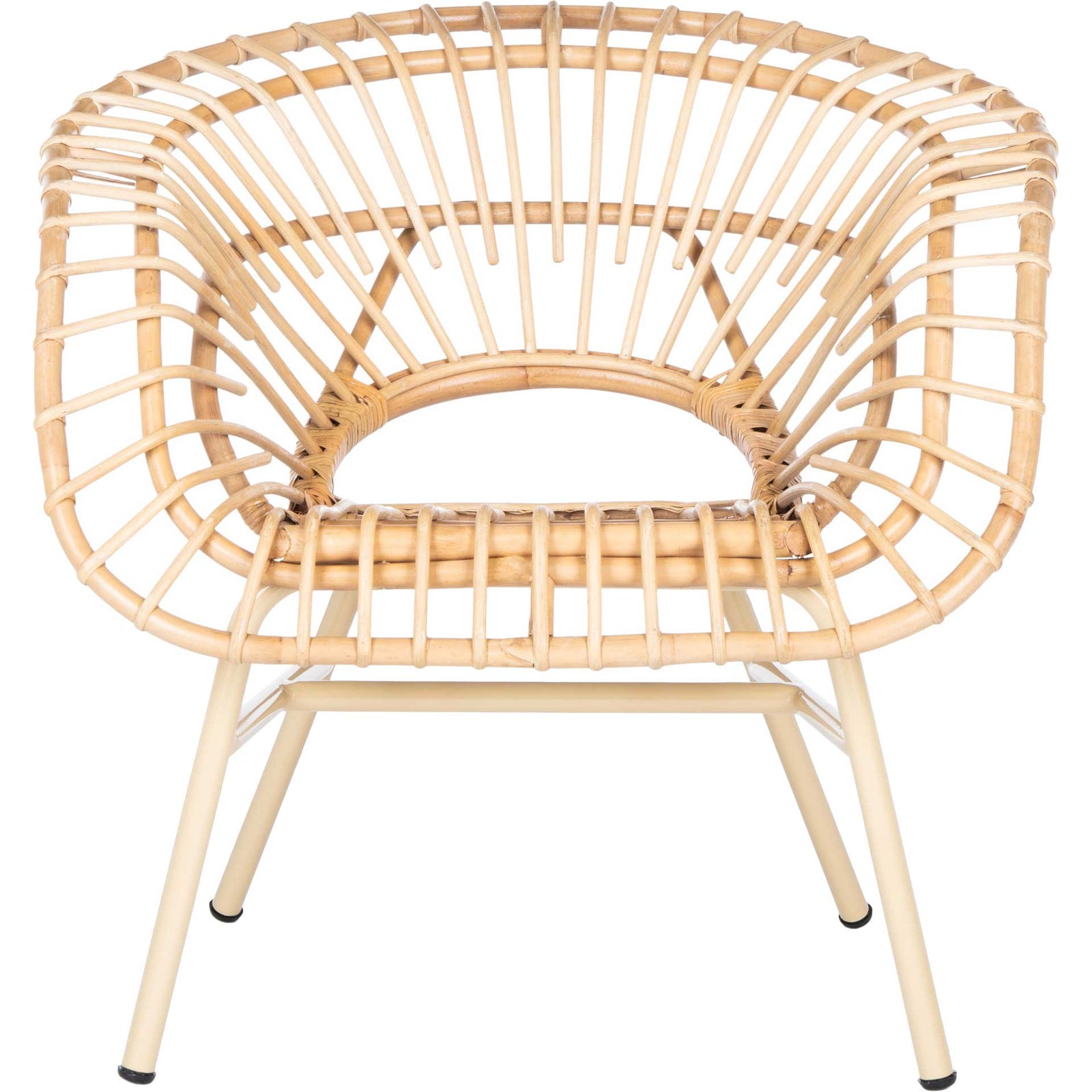 Sammi Rattan Accent Chair Natural/Cream