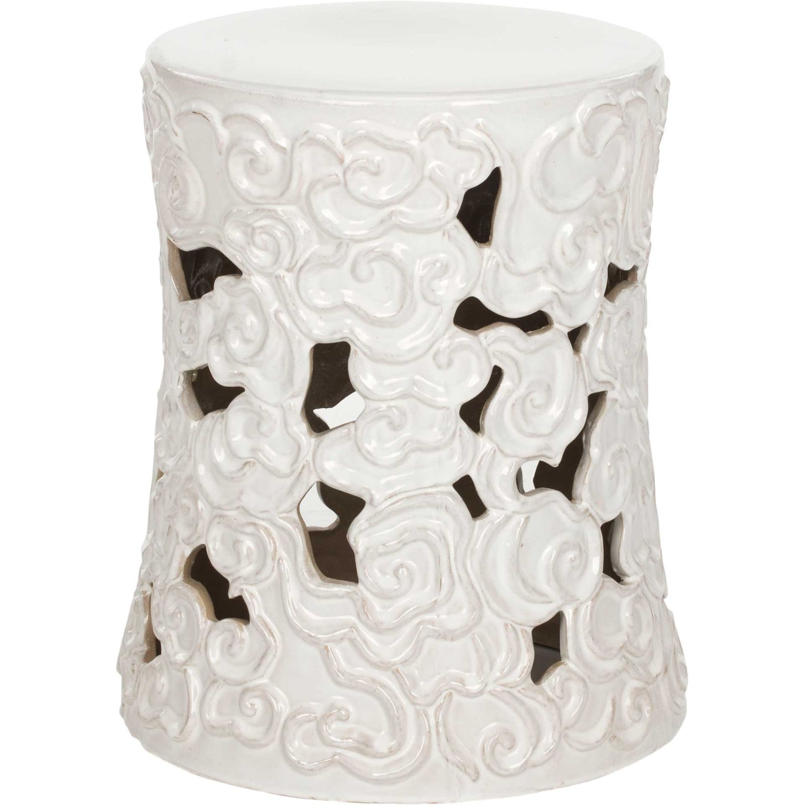Cloud Garden Stool White