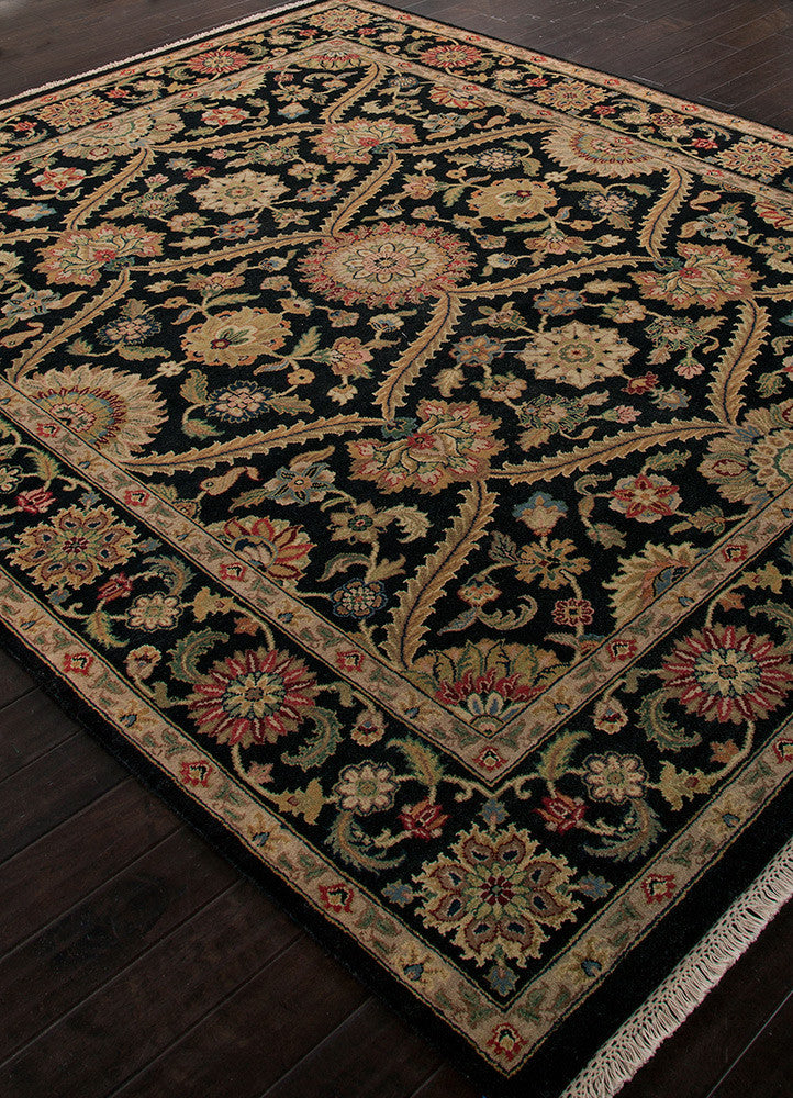 Atlantis Pani Jet Black/Lark Area Rug