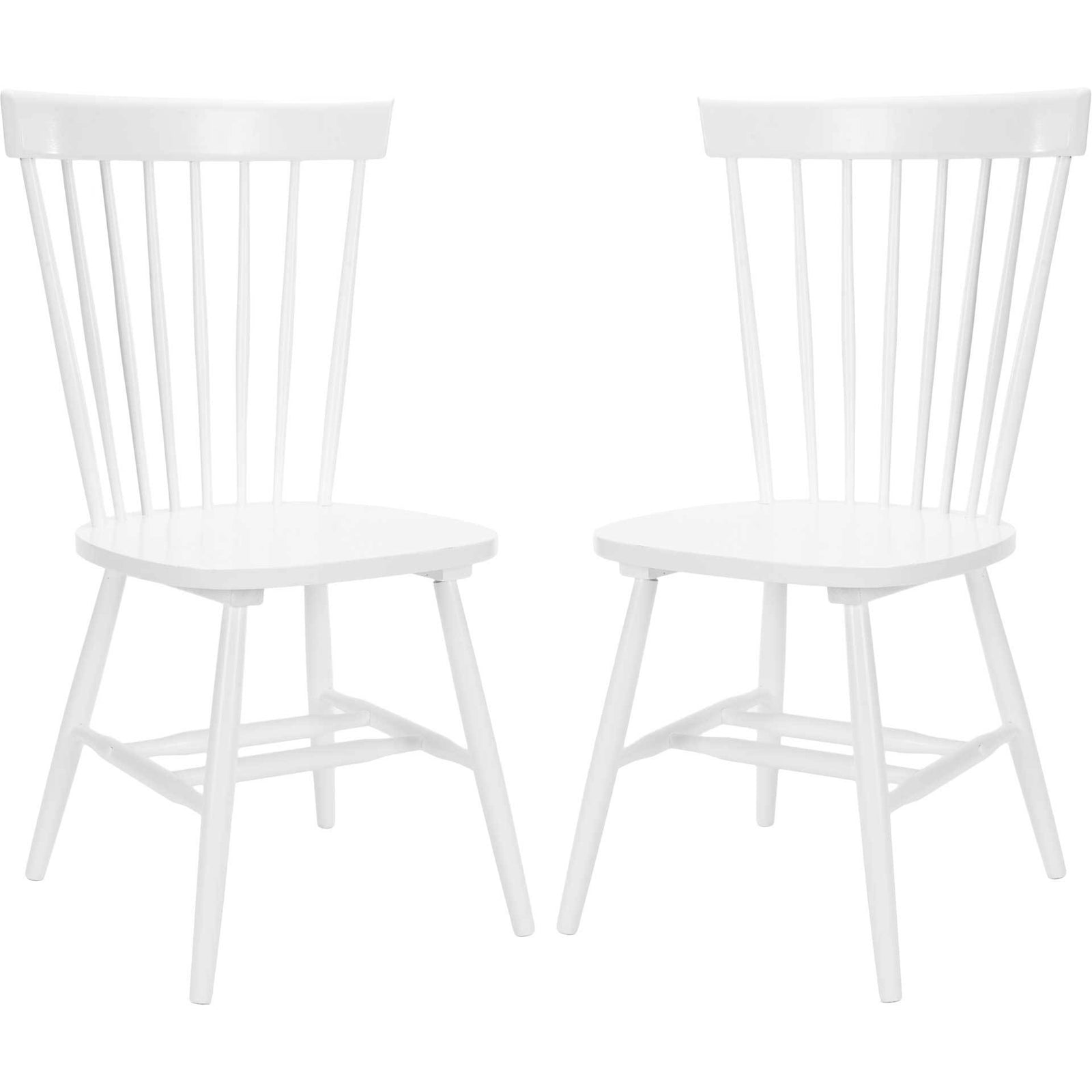 Paula Spindle Dining Chair White (Set of 2)