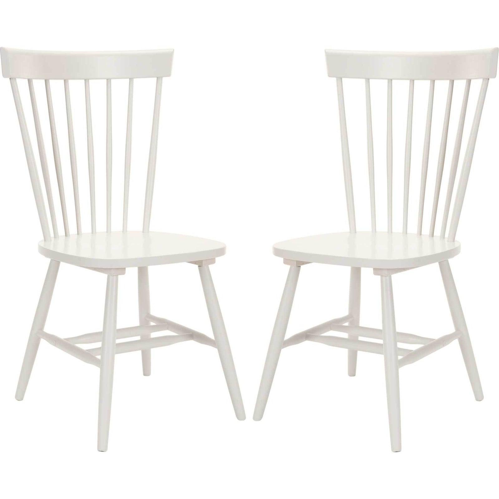 Paula Spindle Dining Chair Off White (Set of 2)