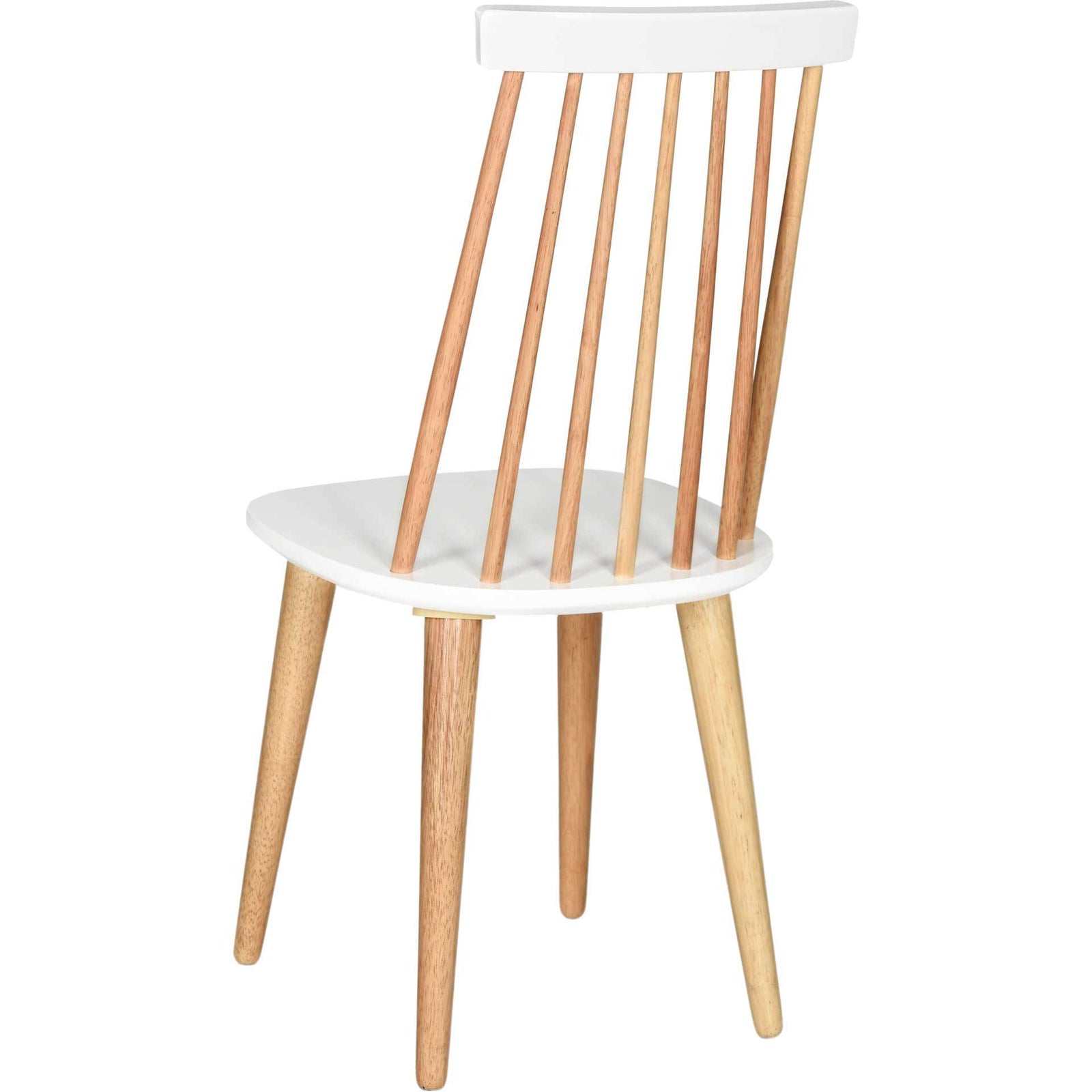 Buckley Spindle Side Chair Natural/White (Set of 2)