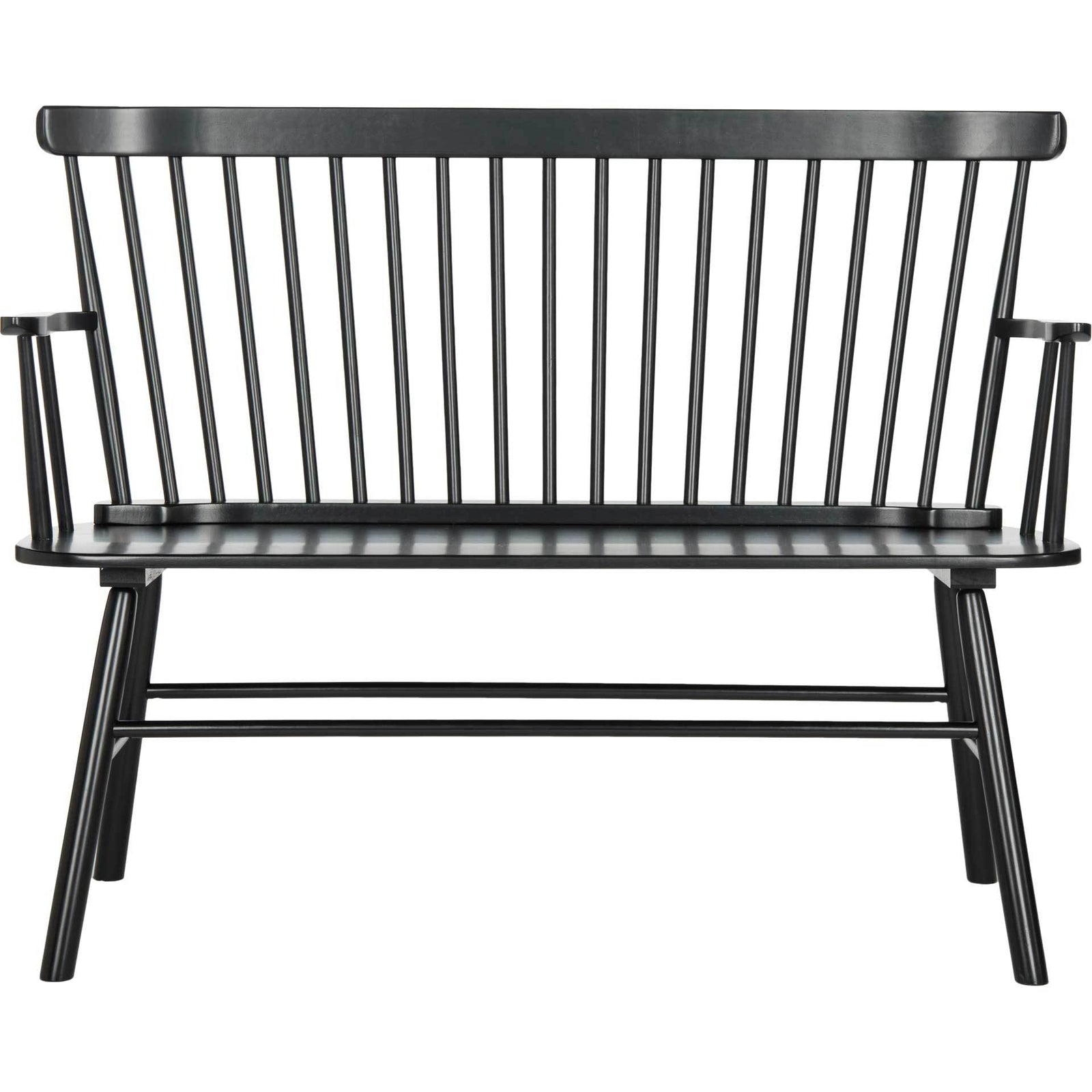 Adelina Spindleback Settee Black