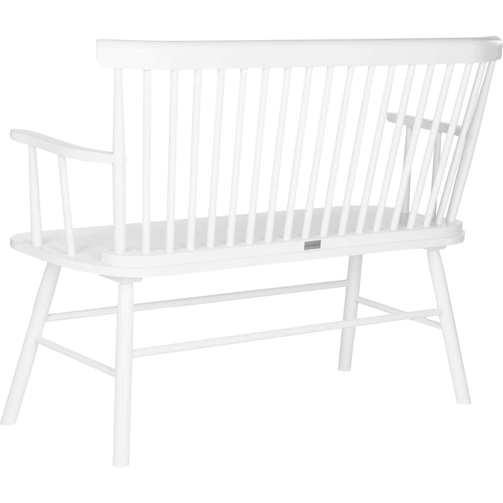 Adelina Spindleback Settee White