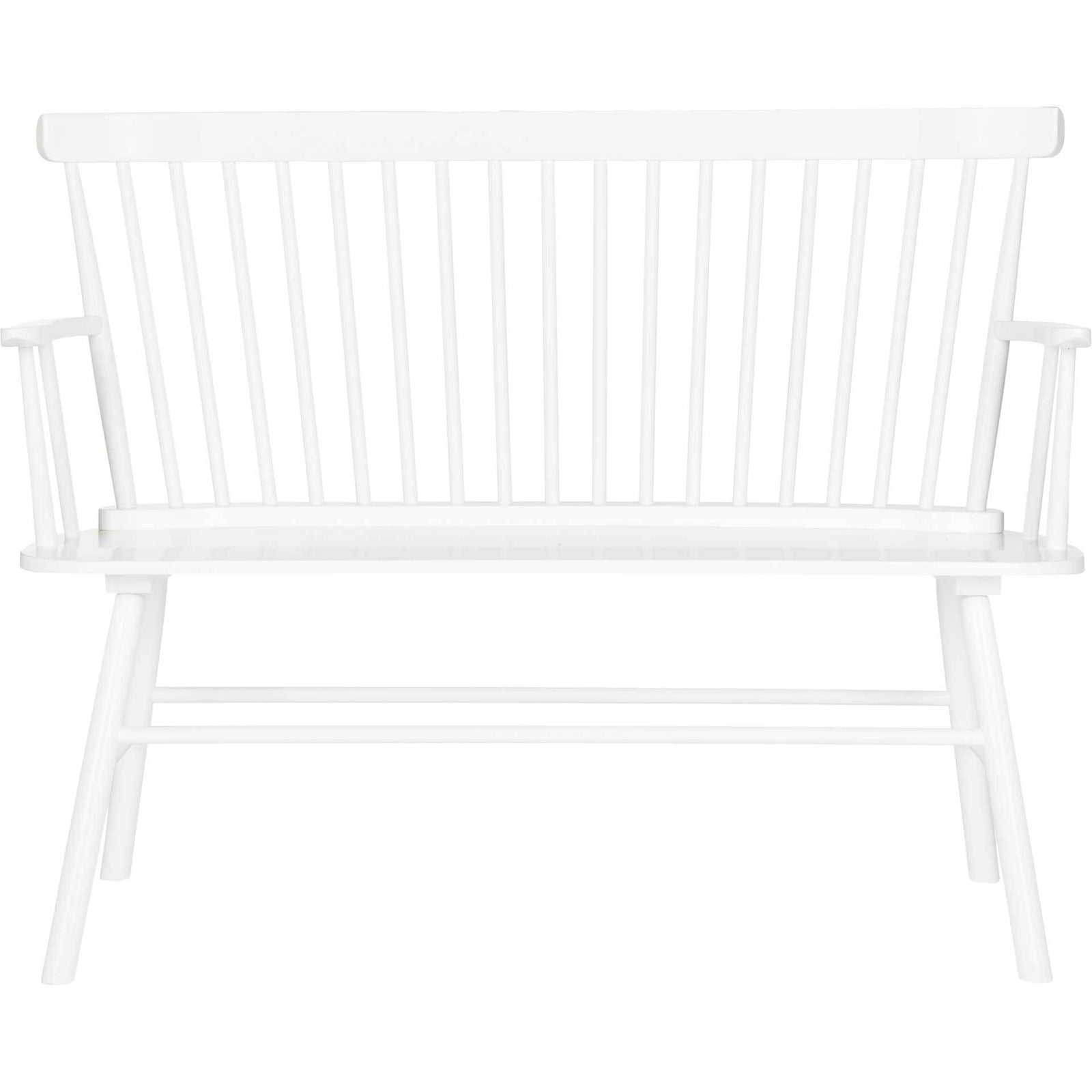 Adelina Spindleback Settee White