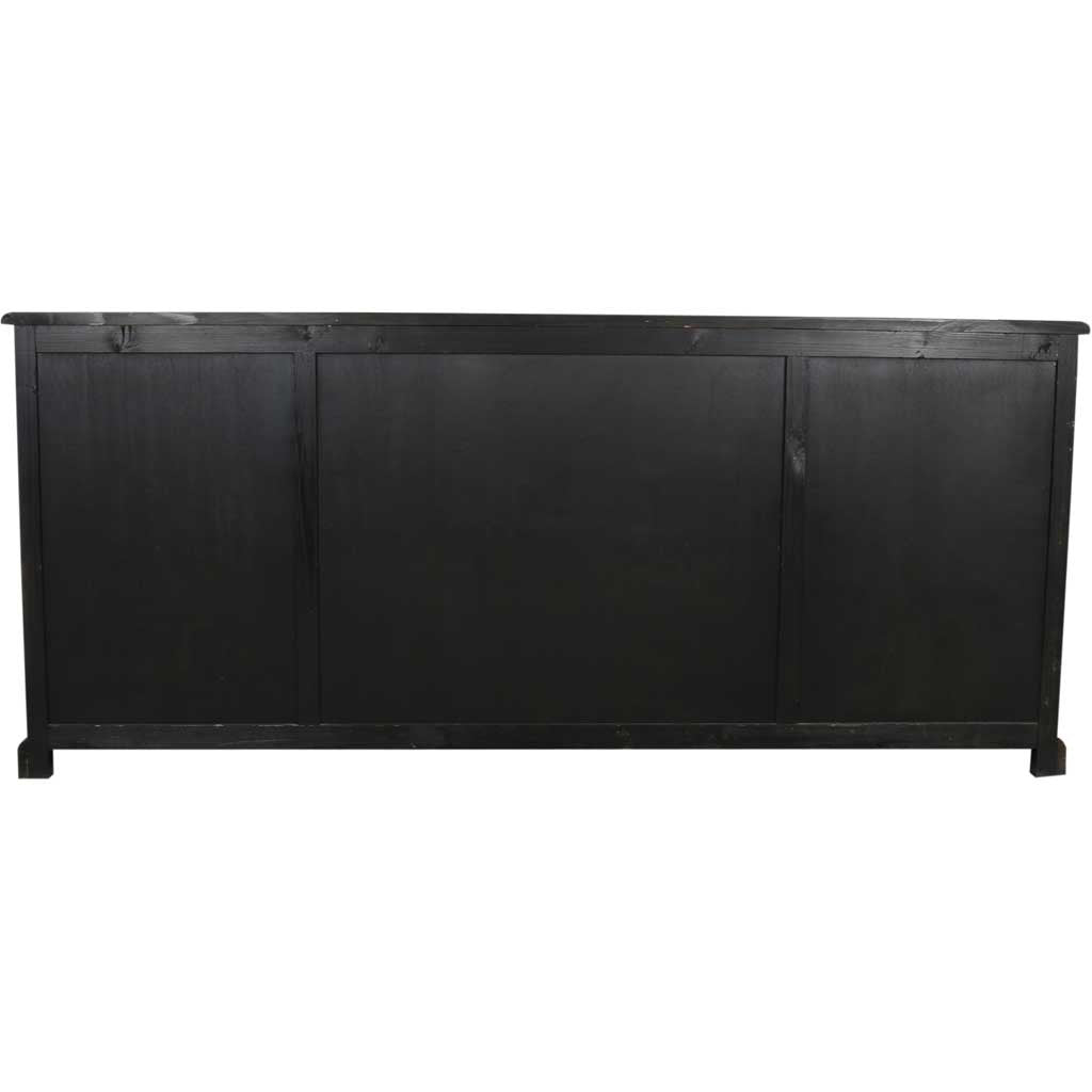 Caprice 4 Door Sideboard Black