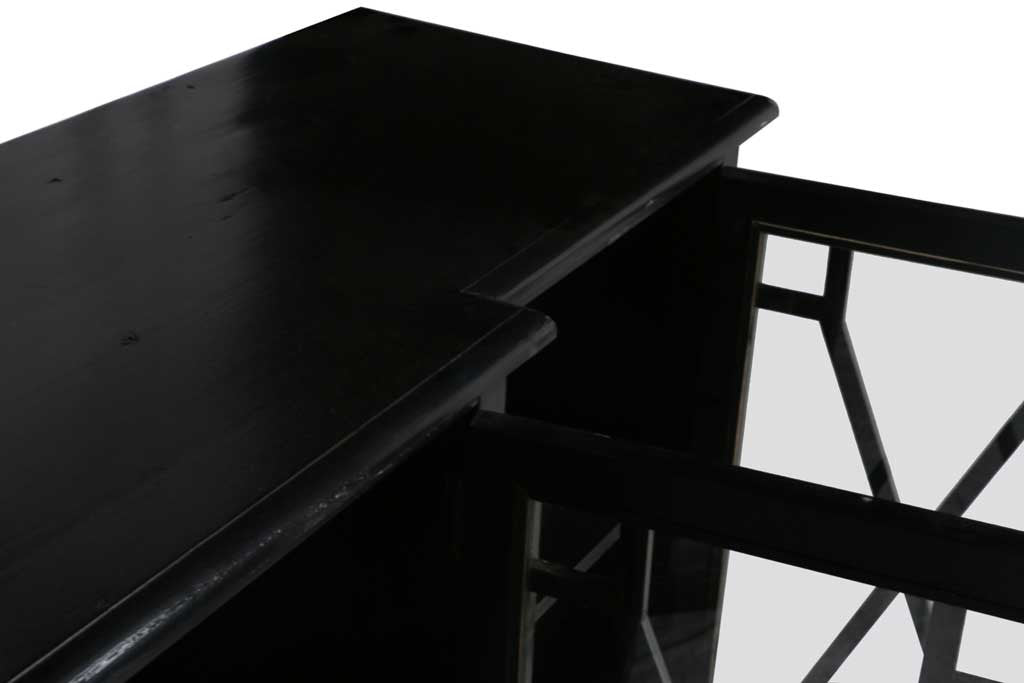 Caprice 4 Door Sideboard Black