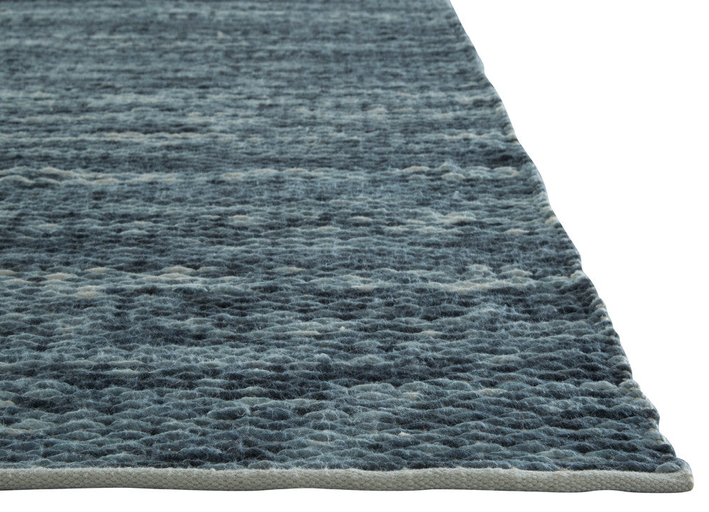 Apache Iroquois Blue/White Area Rug