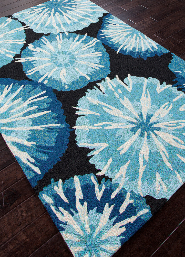 Barcelona Starburst Indigo Area Rug