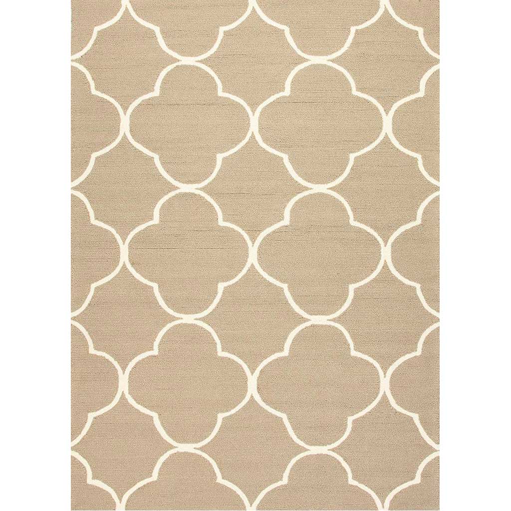 Barcelona Sparten Dark Beige/White Area Rug