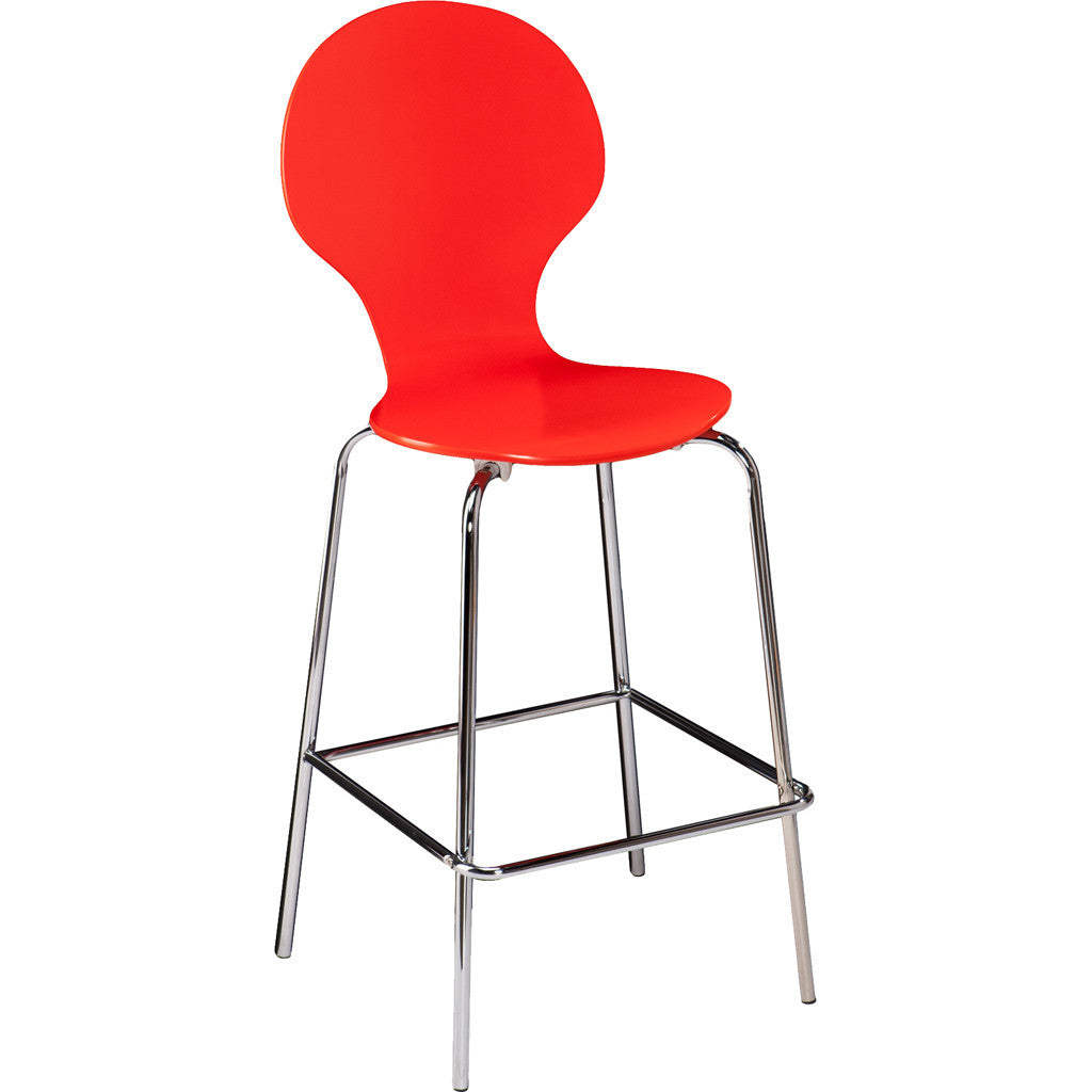 Conbie Barstool Red/Orange (Set of 2)