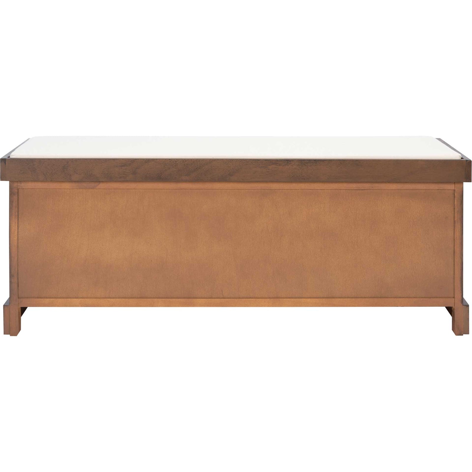 Lali 3 Drawer/Cushion Storage Bench Brown