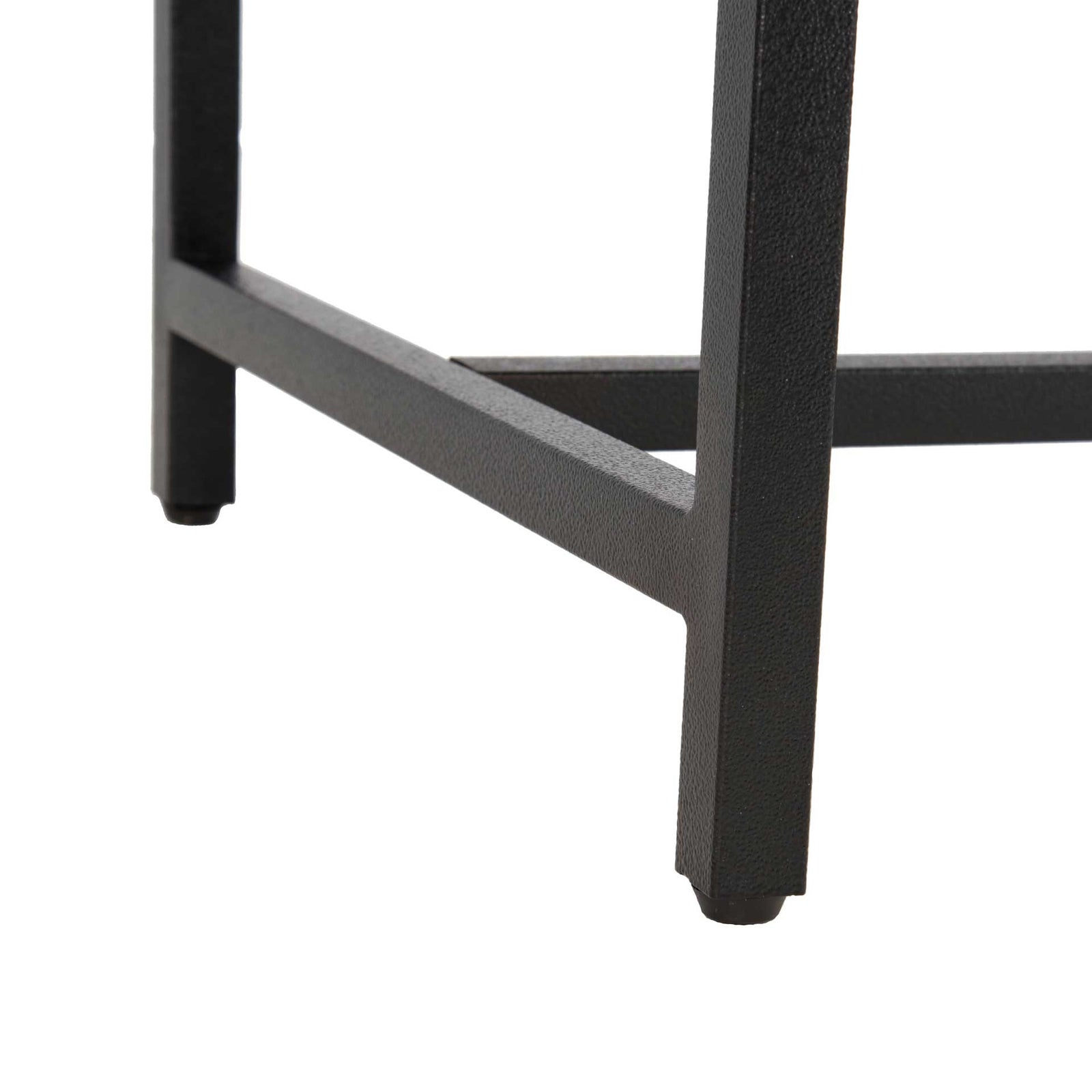 Chamonix Faux Leather Bench Brown