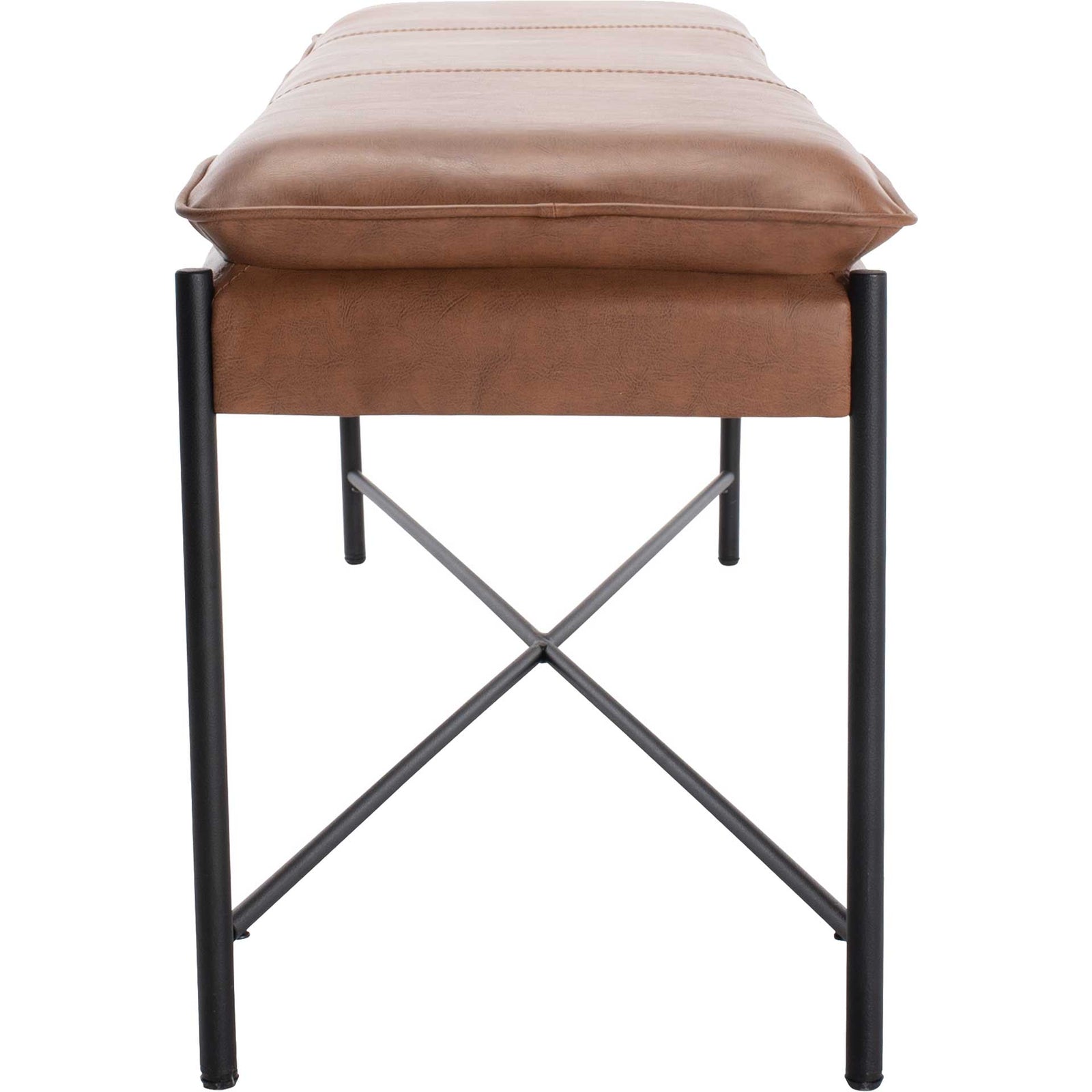 Kamari Cushioned X Bench Brown/Black