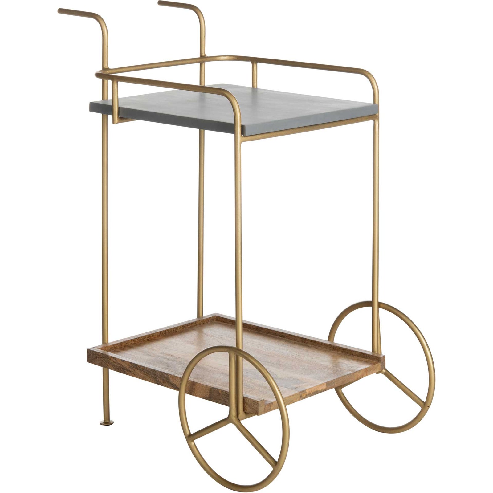Handira 2 Tier Bar Cart Natural