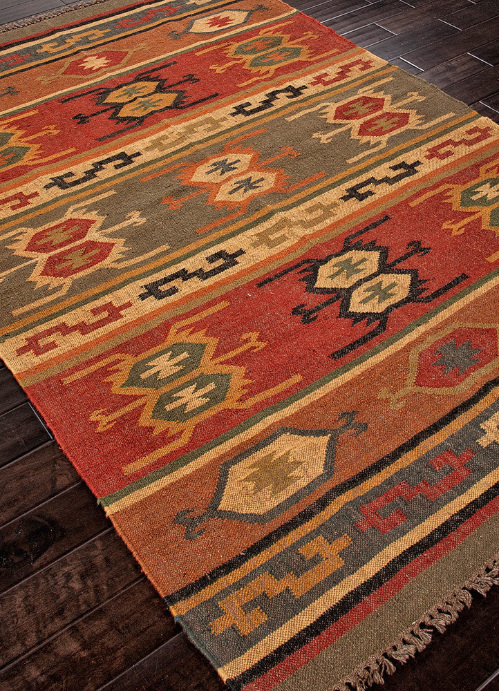 Bedouin Thebes Deep Rust Area Rug