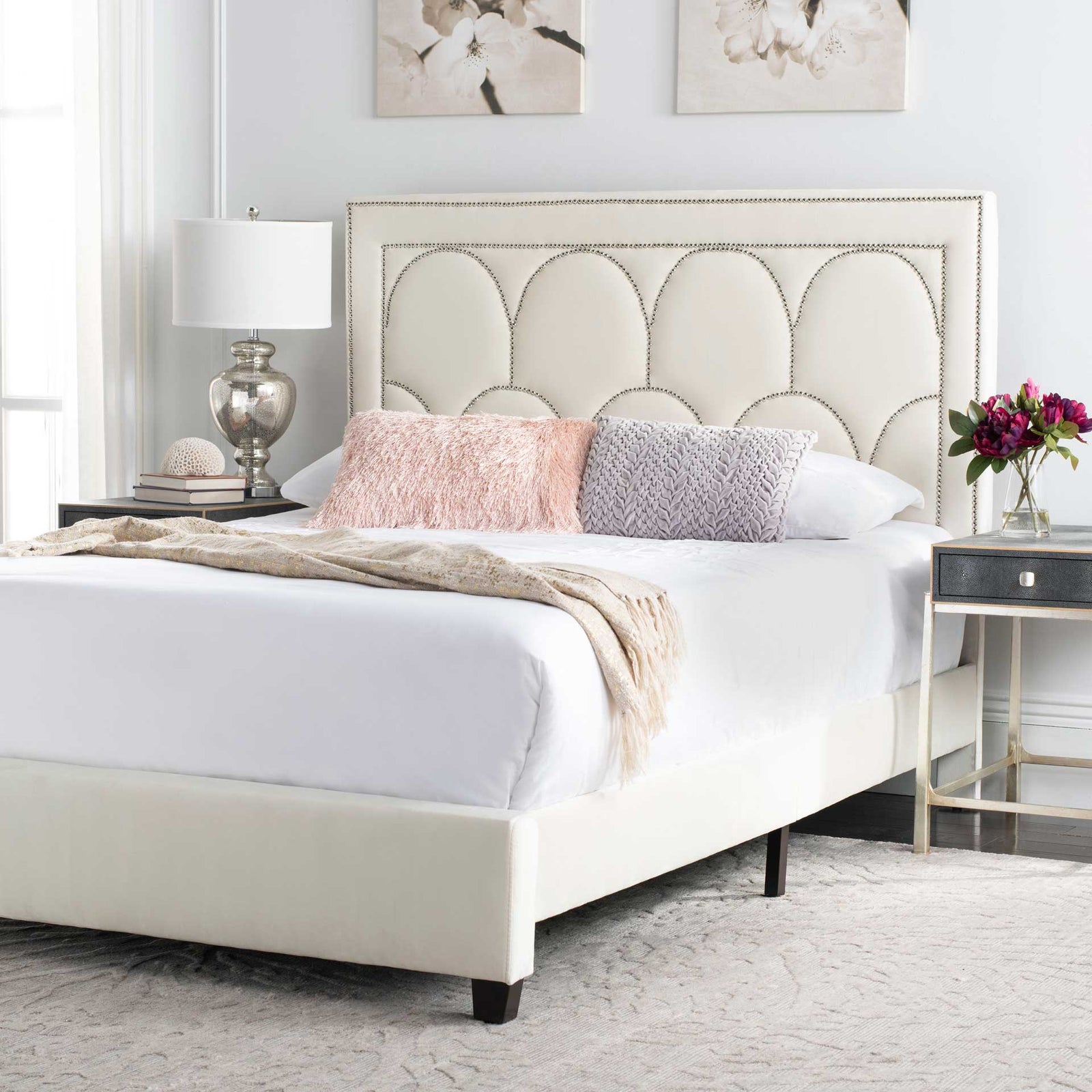 Sonali Velvet Bed Cream