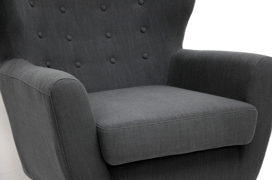 Lord Club Chair Dark Gray