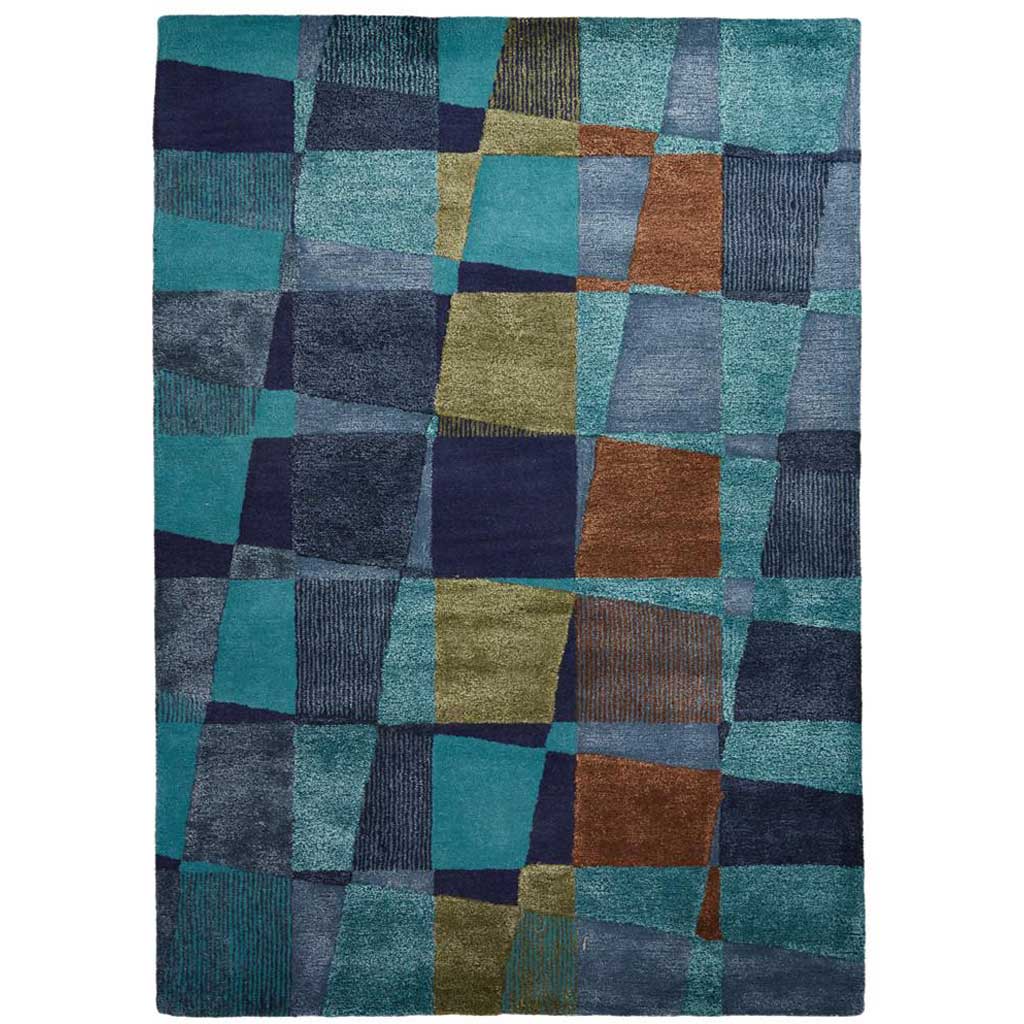 Blue Bianca Blue/Green Area Rug