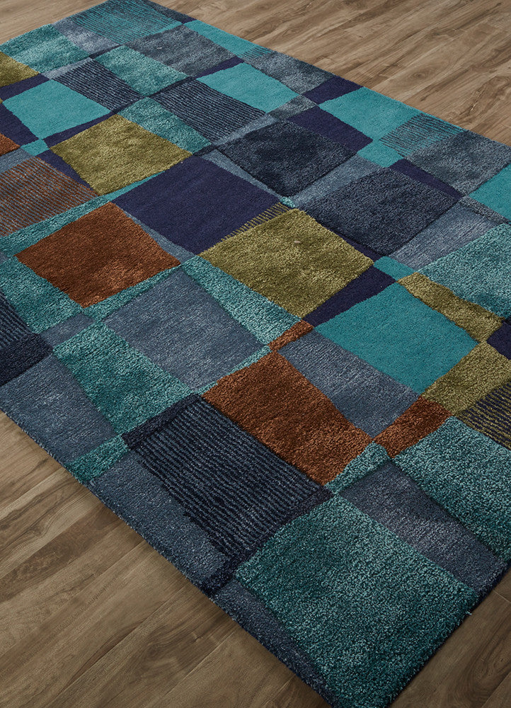 Blue Bianca Blue/Green Area Rug