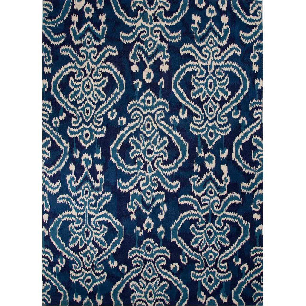 Bristol Serrano Twilight Blue/White Asparagus Area Rug