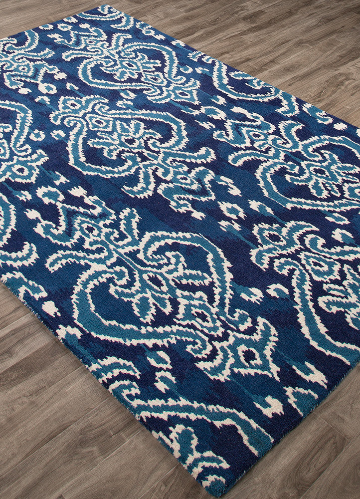 Bristol Serrano Twilight Blue/White Asparagus Area Rug