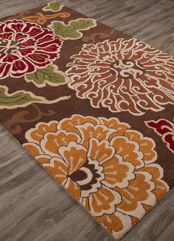 Bristol Shanghai Dark Earth/Fog Area Rug