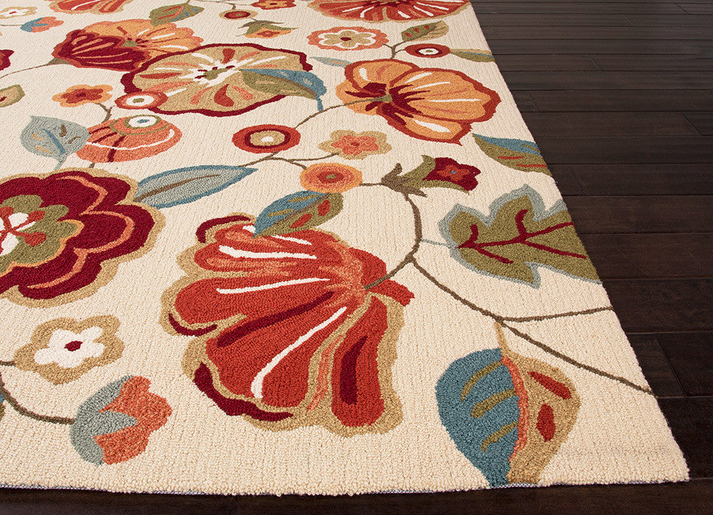 Blossom Rosewood Angora/Baltic Area Rug