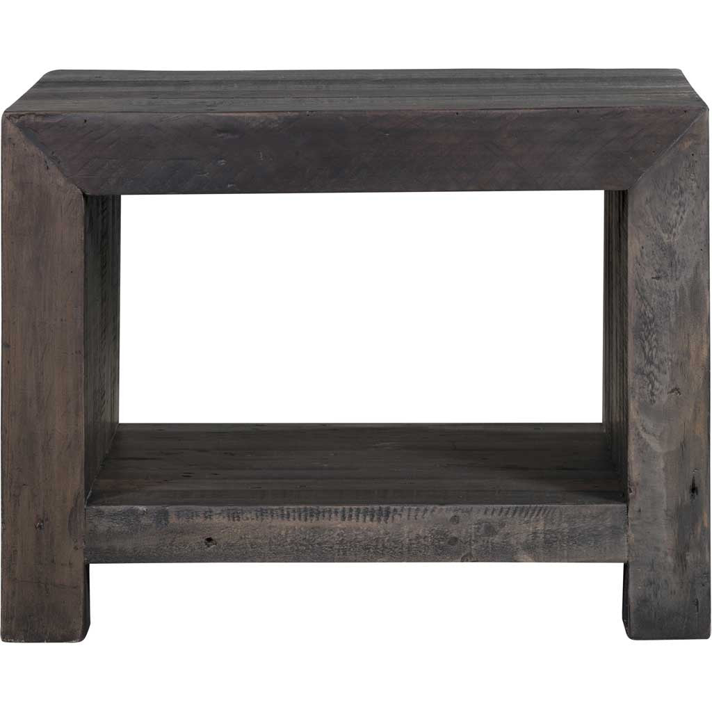 Vintage End Table Gray