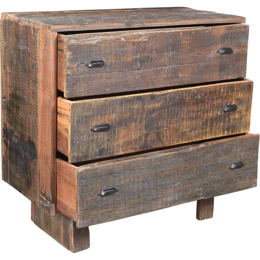 Klonoa 3 Drawer Chest Black