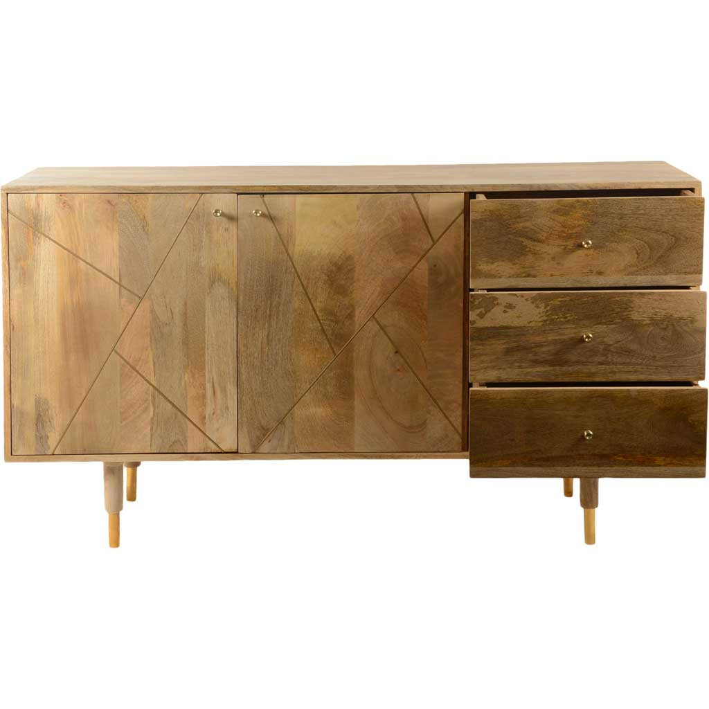 Mesa 3 Drawer Sideboard