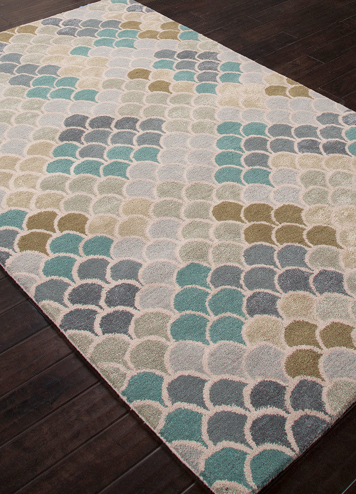 Cascade Ariel Moonbeam/Monument Area Rug