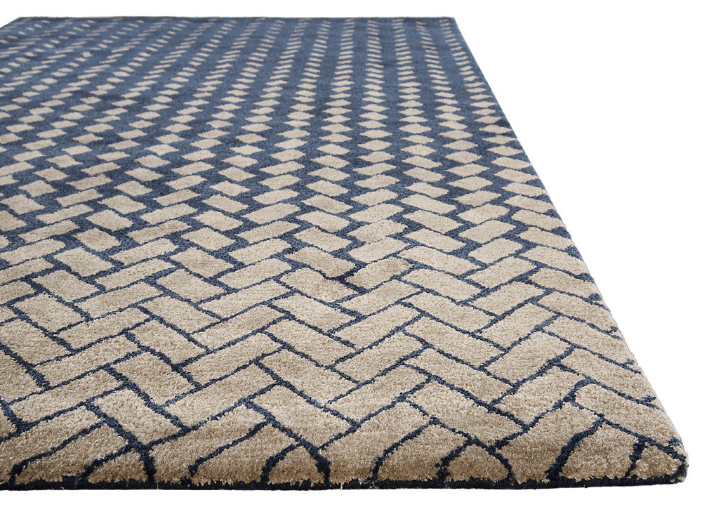 Cascade Silas Blue/White Area Rug