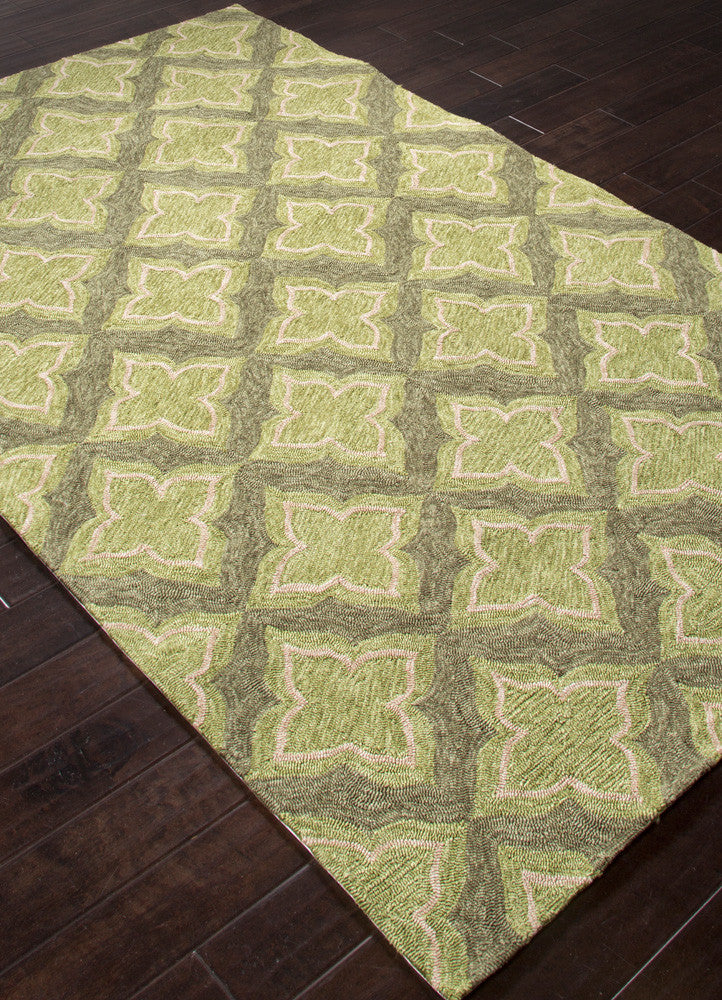 Catalina Etoile Green Area Rug