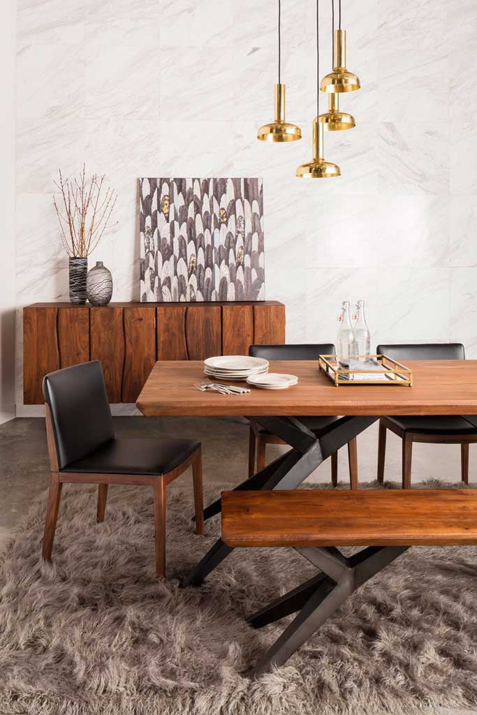 Monaco Dining Chair Black (Set of 2)