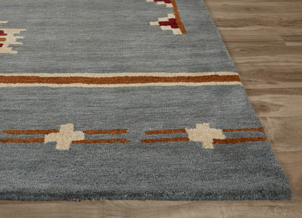 Cabin Fir Blue/Tan Area Rug
