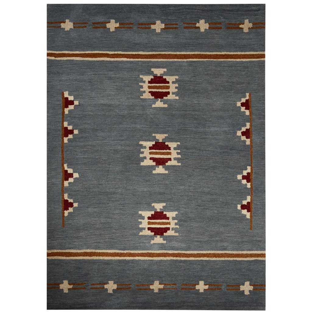 Cabin Fir Blue/Tan Area Rug