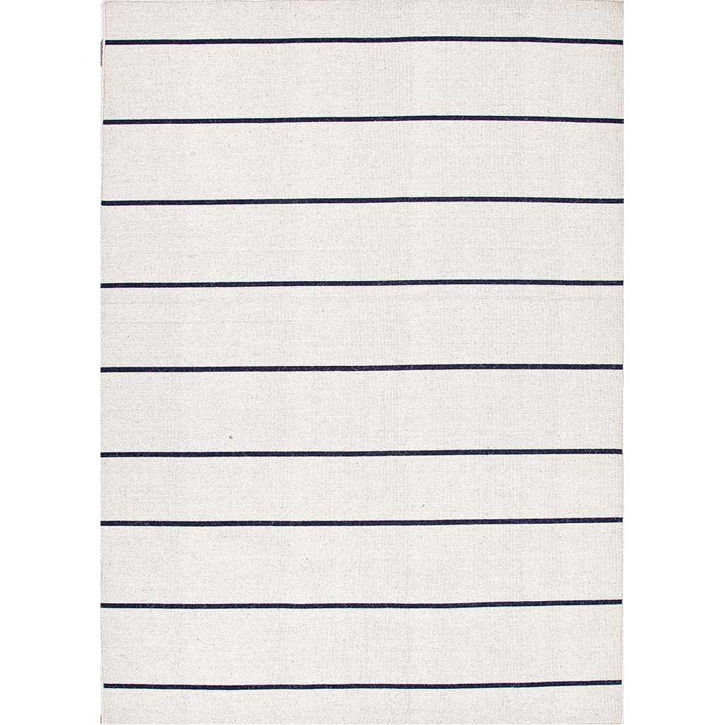 Coastal Shores Cape Cod Vanilla Ice/Medieval Blue Area Rug