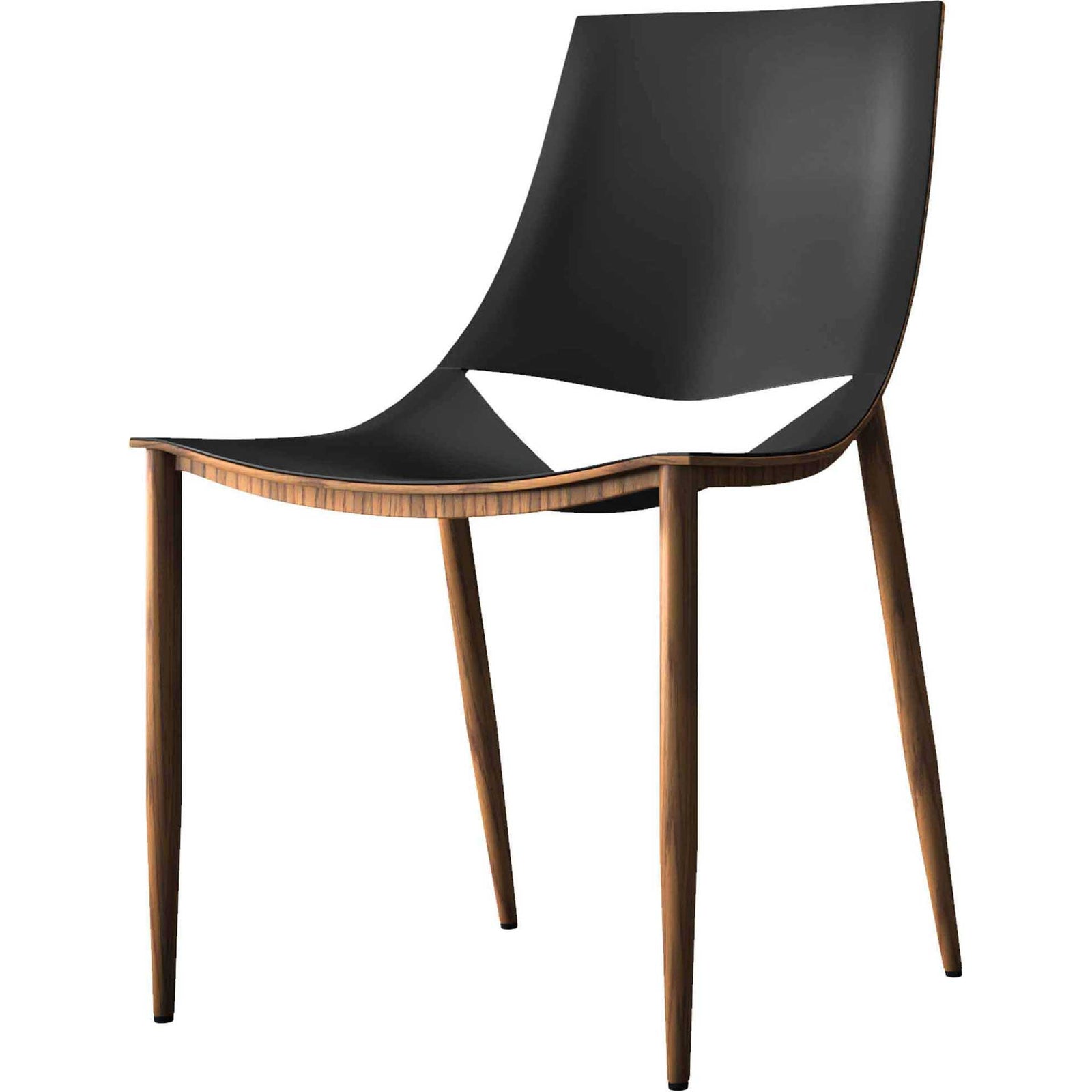 Sloane Dining Chair Black/Teak