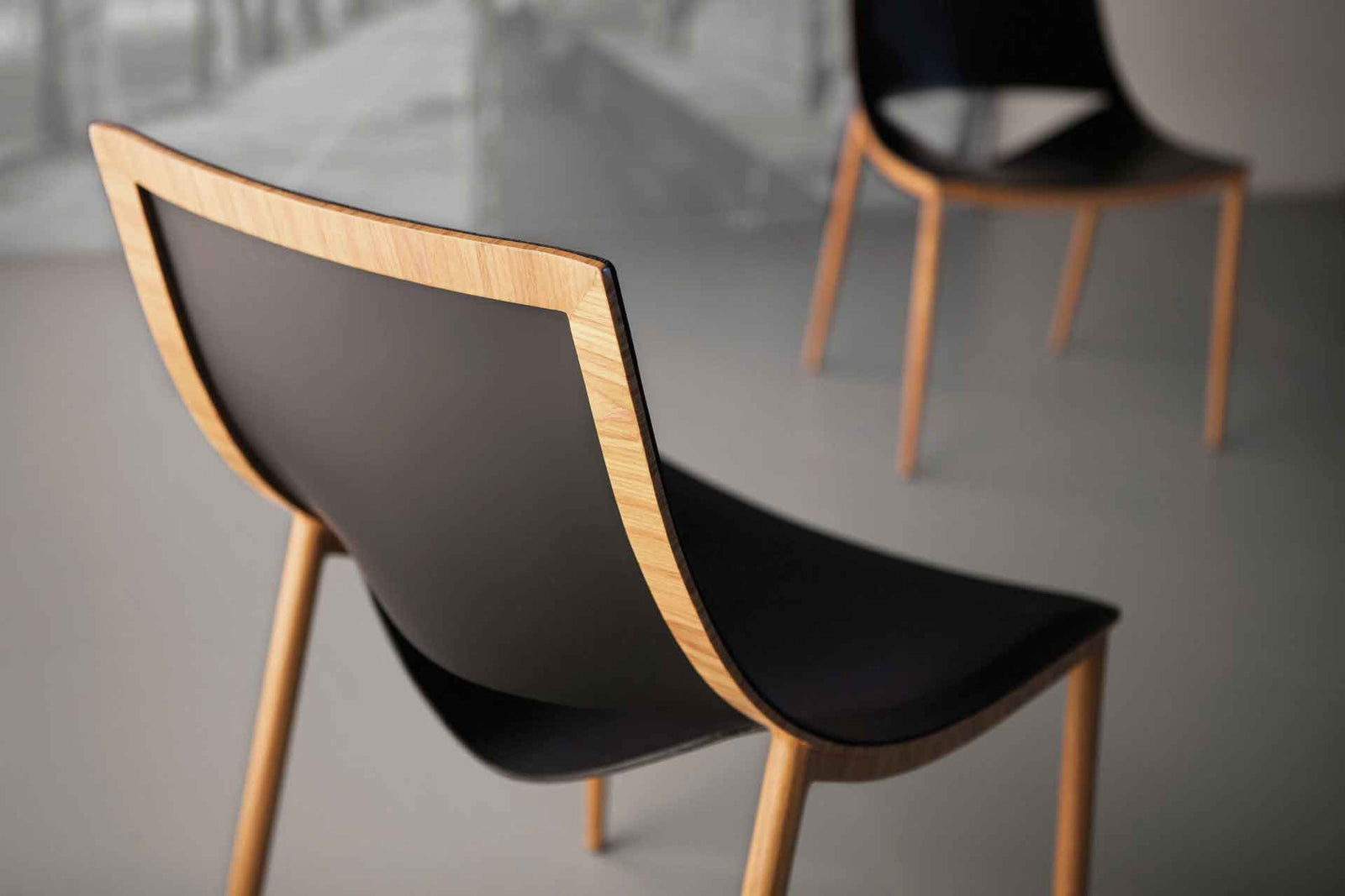 Sloane Dining Chair Black/Teak