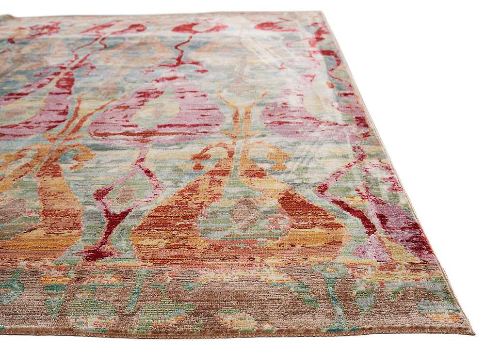 Ceres Varuna Blue/Pink Area Rug