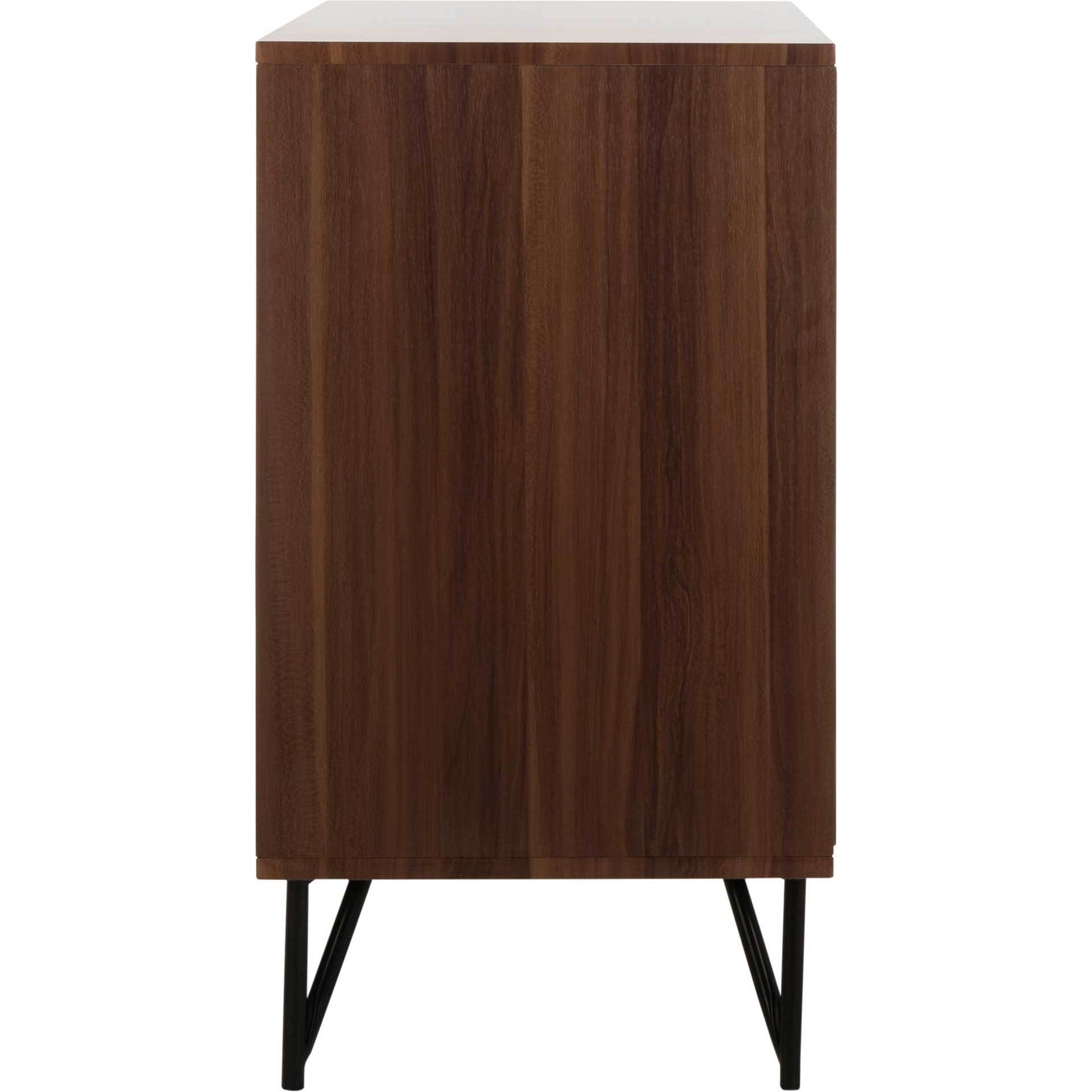 Pierce 2 Door Modular TV Unit Dark Oak/Black